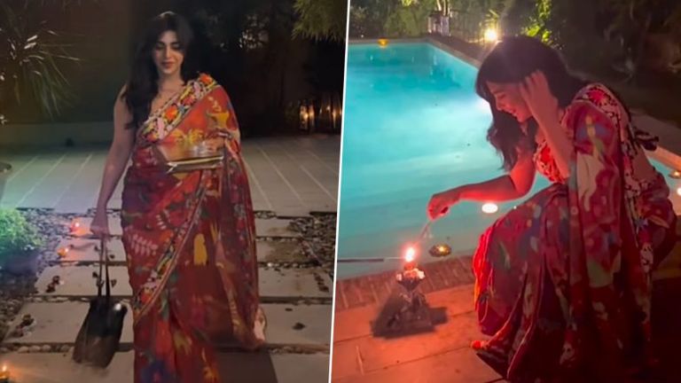 Pakistani Actress Sonya Hussyn Celebrates Diwali: দীপাবলিতে ঝলমলে পাকিস্তান, অভিনেত্রী সোনিয়া হুসেন প্রদীপ জ্বালিয়ে মেতে উঠলেন আলোর উৎসবে