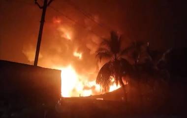 Fire In Factory: ভালসাদে ফের অগ্নিকাণ্ড, আগুনে পুড়ে ছাই প্লাস্টিক কারখানা