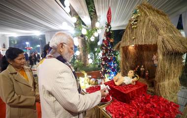 Christmas 2025: বড়দিন উদযাপনে কেন্দ্রীয় মন্ত্রীর বাসভবনে প্রধানমন্ত্রী, ছবি শেয়ার করলেন মোদী