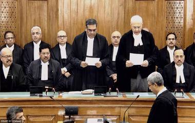 Supreme Court Judge: শীর্ষ আদালতের বিচারপতি হিসাবে শপথ নিলেন জাস্টিস মনমোহন, শপথ পাঠ করালেন প্রধান বিচারপতি সঞ্জয় খান্না