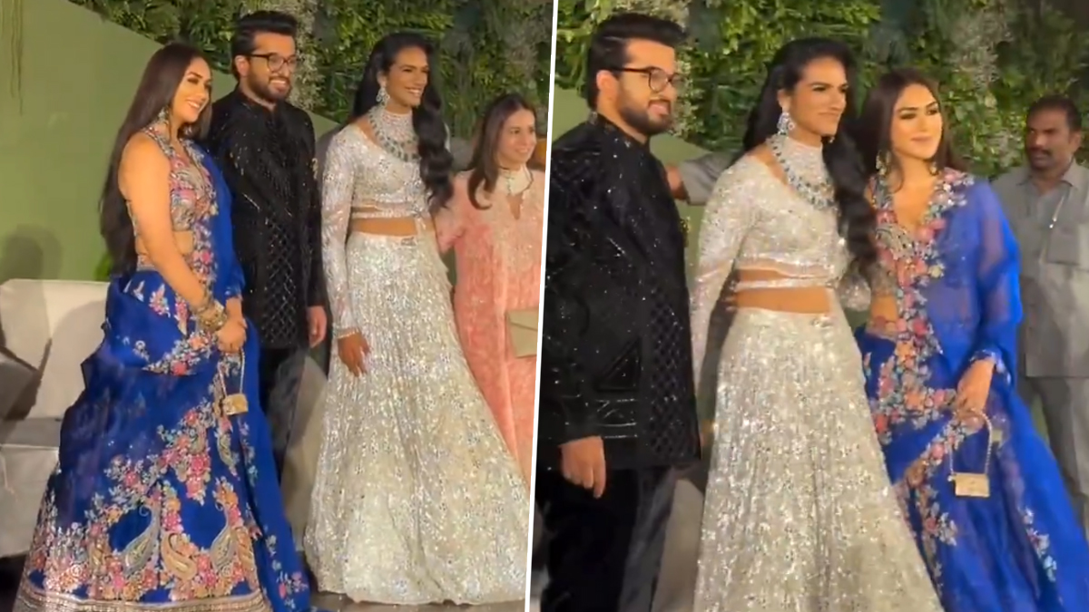 PV Sidhu Wedding Reception: চিরঞ্জীবী থেকে নাগার্জুনা, দেখুন পিভি সিন্ধু ভেঙ্কট দত্ত সাইয়ের রিসেপশনে দক্ষিণের তারকাদের মেলা