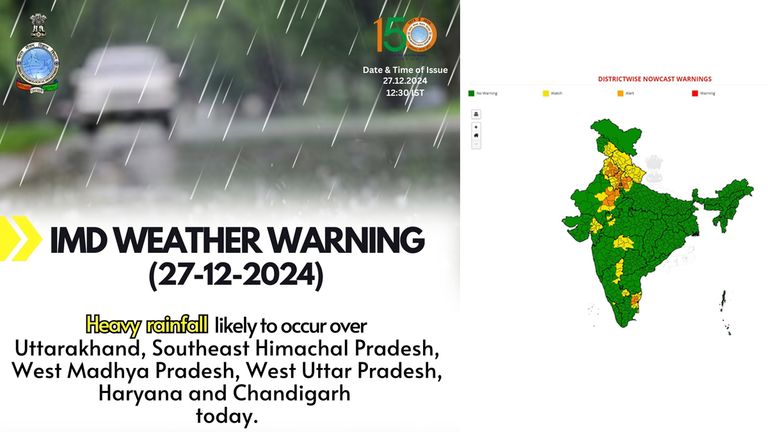 IMD Alert: উত্তর-পশ্চিম ও মধ্য ভারতে বজ্রঝড়, শিলাবৃষ্টির জন্য কমলা সতর্কতা জারি করল আবহাওয়া বিভাগ