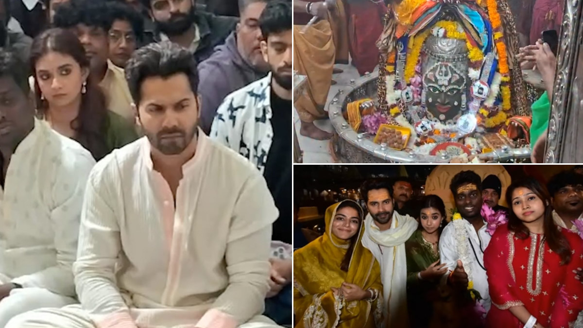 Baby John: বড়দিনে আসছে বরুণের ছবি, মুক্তির আগের দিন মহাকাল মন্দিরে টিম বেবি জন