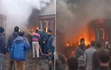 Pulwama Fire: পুলওয়ামায় ভয়াবহ অগ্নিকাণ্ড, ট্রান্সফরমার পুড়ে ছাই