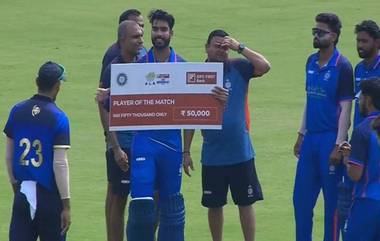 Syed Mushtaq Ali Trophy: সৌরাষ্ট্রকে হারিয়ে সৈয়দ মুস্তাক আলি ট্রফির সেমিফাইনালে ঝড় মধ্যপ্রদেশের, ম্যাচের সেরা ভেঙ্কটেশ আইয়ার