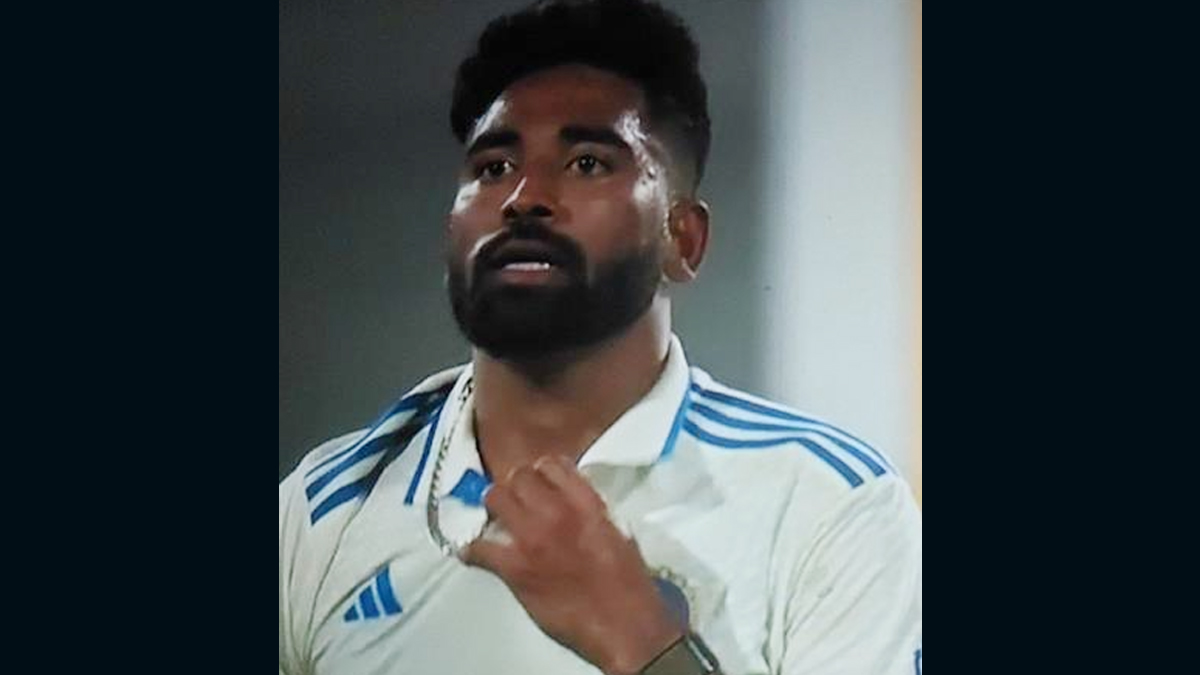 Mohammed Siraj bowls 181.6 kmph? সিরাজের পেস ১৮১.৬? দেখুন, পিঙ্ক বল টেস্টের আজব কাণ্ড