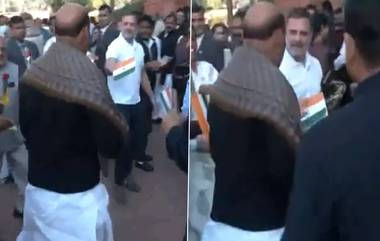 Rahul Gandhi's Unique Protest Video: রাজনাথকে দিলেন তেরঙ্গা, গোলাপ, রাহুল গান্ধীর অভিনব প্রতিবাদে 'তাজ্জব' প্রতিরক্ষামন্ত্রী দেখুন