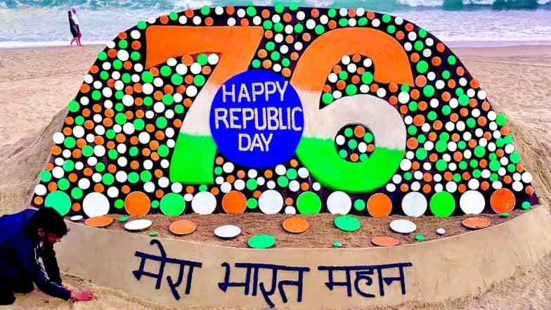 Republic Day 2025: প্রজাতন্ত্র দিবসে 'মেরা ভারত মহান' থিমে সাজল পুরীর সমুদ্রসৈকত, দেখুন ভিডিয়ো