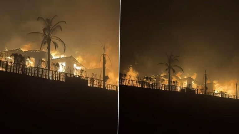 Los Angeles Wildfire Video: পুড়ছে আমেরিকা, ধোঁয়ায় ঢাকছে আকাশ; জ্বলছে ২৮৮ কোটির বিলাসবহুল বাংলো, শিউরে উঠছে মানুষ