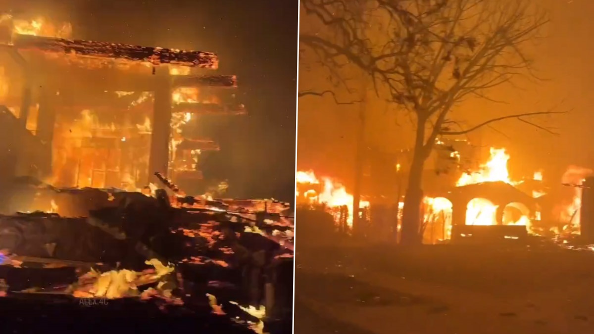 Los Angeles Wildfire Video: পুড়ছে আমেরিকা, ধোঁয়ায় ঢাকছে আকাশ; জ্বলছে ২৮৮ কোটির বিলাসবহুল বাংলো, শিউরে উঠছে মানুষ