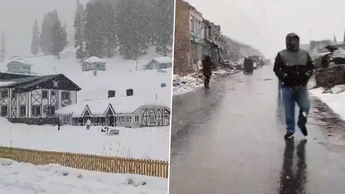 Kashmir Snowfall: দেশে চৌকাঠে দাঁড়িয়ে গ্রীষ্ম, সোনমার্গে নতুন করে তুষারপাত