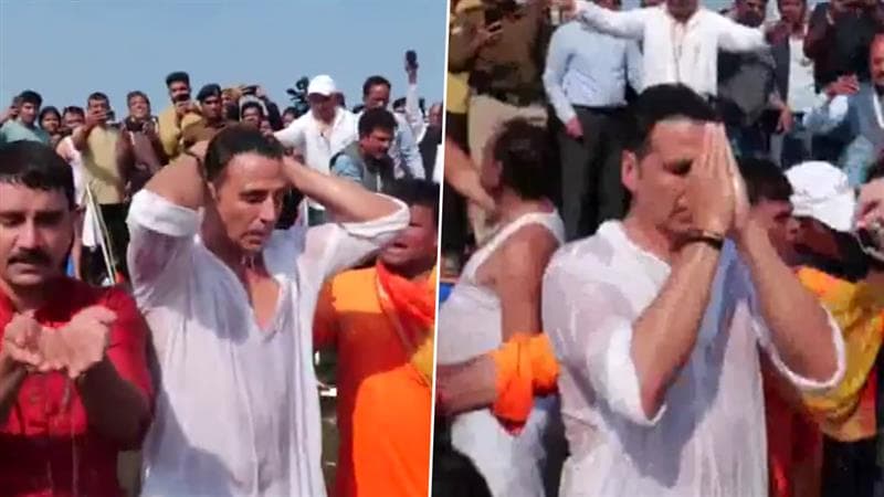 Akshay Kumar Takes Holy Dip in Mahakumbh: মহাশিবরাত্রির আগে মহাকুম্ভে অক্ষয় কুমার, সোমে শিবের বারে সঙ্গমে পুণ্যস্নান