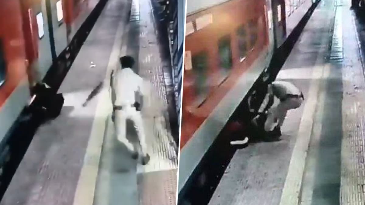 Andheri Viral Video: চলন্ত ট্রেন থেকে পড়ে যাওয়া যাত্রীর প্রাণ বাঁচালেন আরপিএফ জওয়ান, ভাইরাল ভিডিয়ো