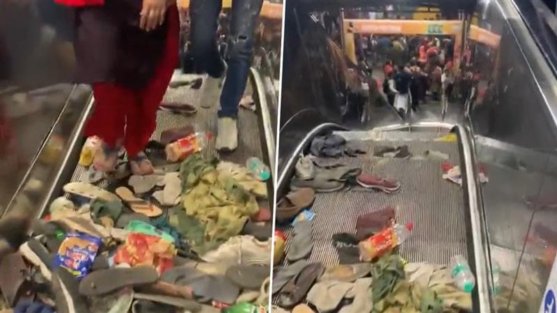 New Delhi Station Stampede:মহাকুম্ভের পথে অঘটন, পদপিষ্টের ঘটনায় লণ্ডভণ্ড নয়াদিল্লি স্টেশন, দেখুন ভিডিয়ো