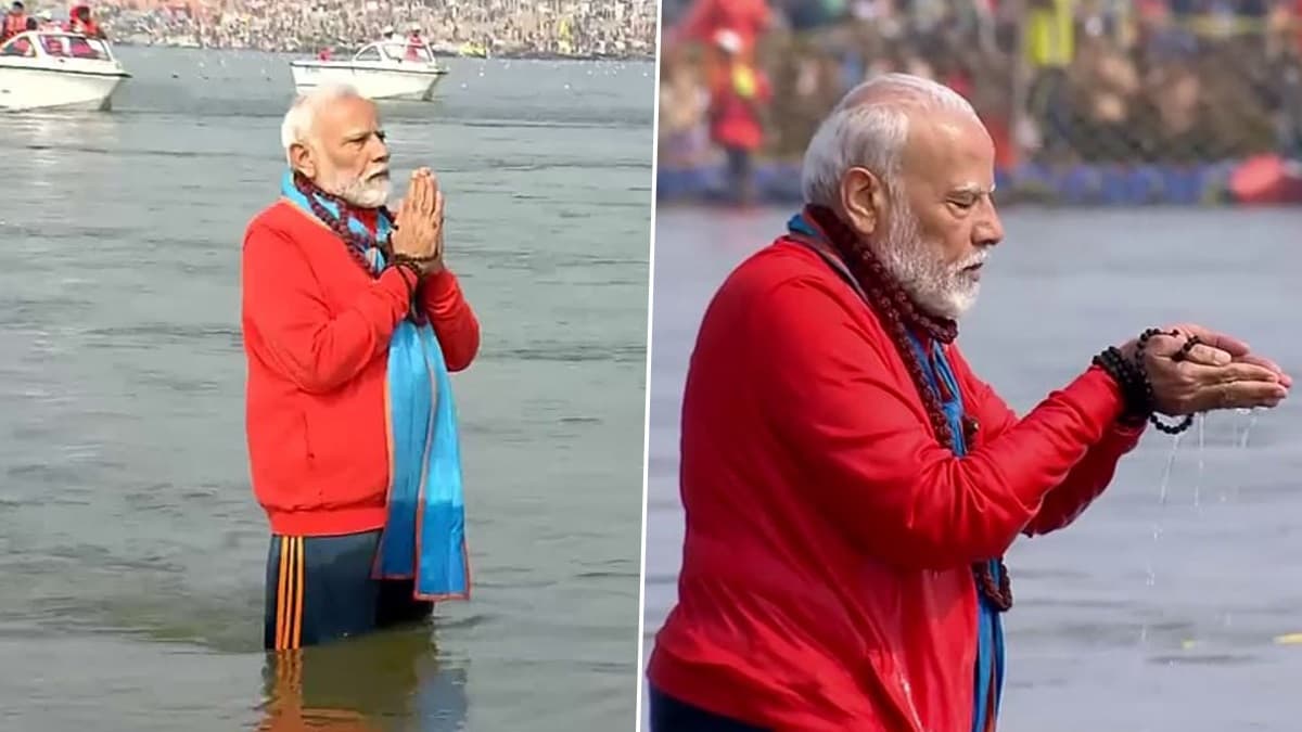 PM Modi Mahakumbh Snan: মহাকুম্ভে প্রধানমন্ত্রী, ত্রিবেণী সঙ্গমে পূণ্যস্নান মোদীর, দেখুন ভিডিয়ো