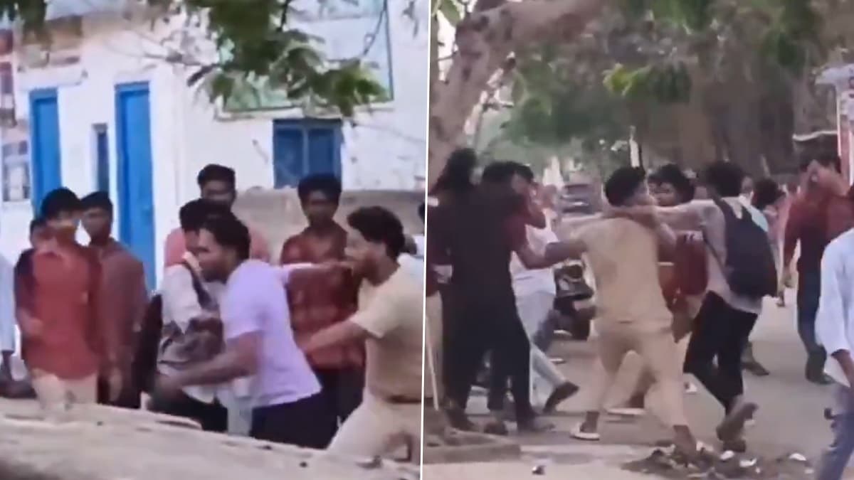 Students Fight Video: প্রকাশ্য রাস্তায় মারপিট, হাতাহাতি, পড়ুয়াদের কীর্তিতে অবাক নেট দুনিয়া