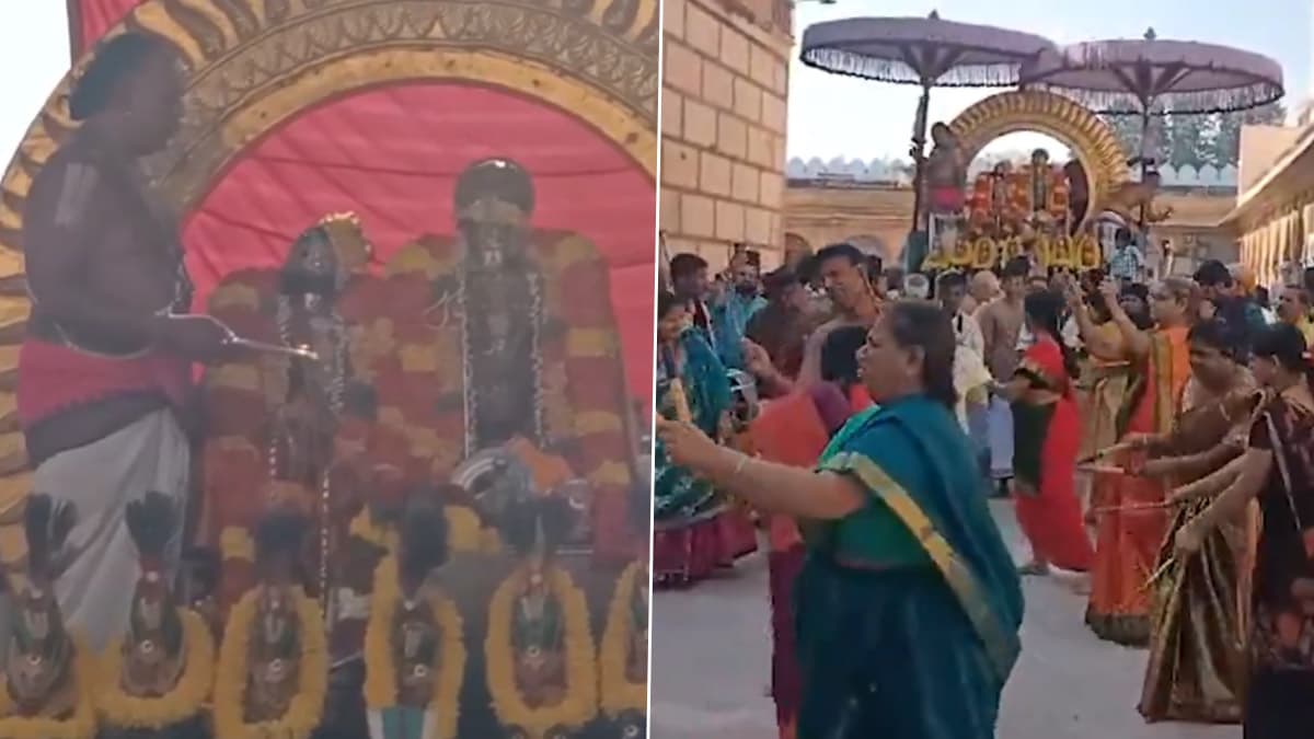 Ranganath Temple Brahmotsav: বৃন্দাবনের ব্রহ্মোৎসব শোভাযাত্রায় ভক্তদের উপচেপড়া ভিড়