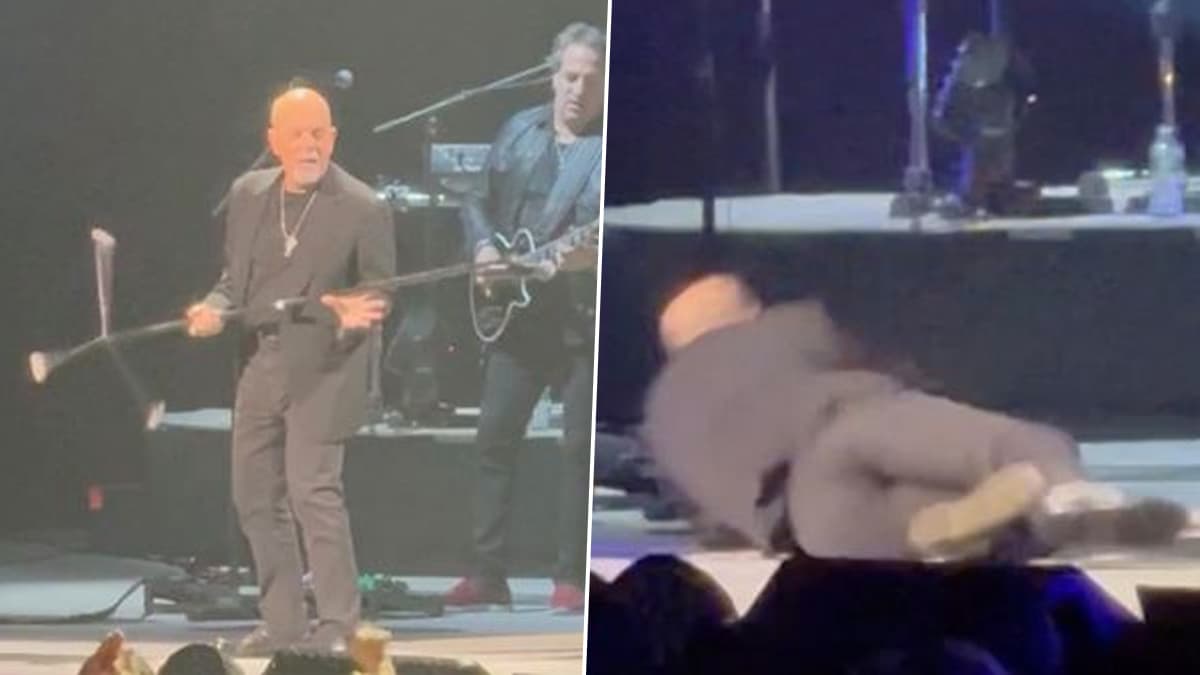 Billy Joel Falling Onstage Video: লাইভ কনসার্ট চলাকালীন মঞ্চের উপর হুমড়ি খেয়ে পড়লেন বিলি জোয়েল, হঠাৎ কী হল মার্কিন শিল্পীর?