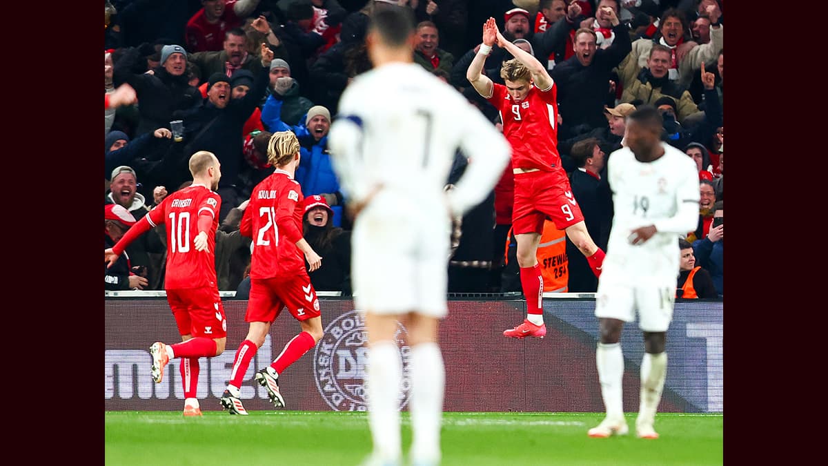 Denmark vs Portugal, Quarterfinal, UEFA Nations League Highlights: রাসমুস হোজলুন্ডের গোলে ডেনমার্কের কাছে হার রোনালদোর পর্তুগালের, দেখুন ভিডিও হাইলাইটস