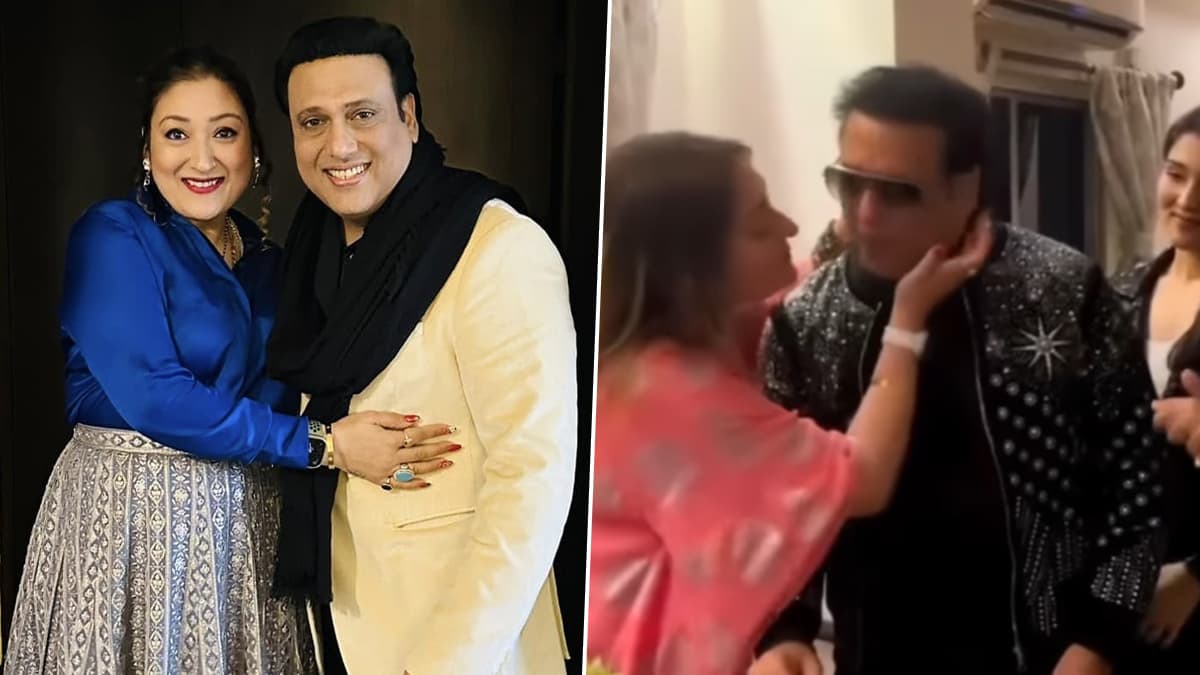 Sunita Ahuja Kisses Govinda Video: এক চুমুতেই চমক! গোবিন্দা এবং স্ত্রী সুনীতার বিচ্ছেদের গুঞ্জনের মাঝে দম্পতির পুরনো ভিডিয়ো ভাইরাল