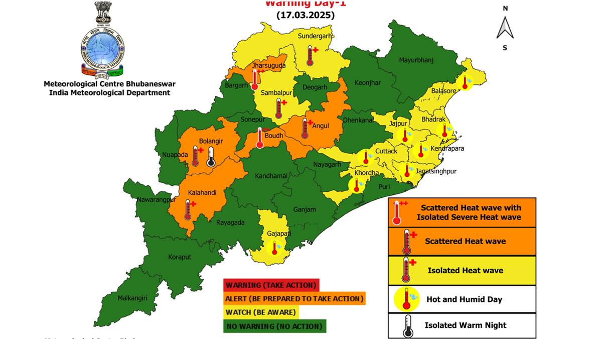 IMD Red Alert: ওড়িশার তিন জেলায় তাপপ্রবাহের জন্য লাল সতর্কতা জারি করল আইএমডি, মার্চেই পারদ ছাড়াল ৪০ ডিগ্রির ওপরে