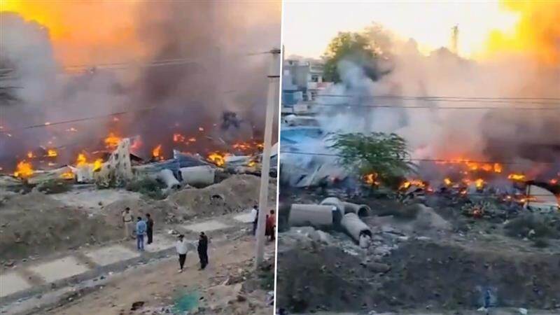 Gurugram Fire: গুরুগ্রামের বস্তি এলাকায় প্রকাণ্ড অগ্নিকাণ্ড, বিধ্বংসী আগুনে পুড়ে ছারখার ২০০-র বেশি কুঁড়েঘর