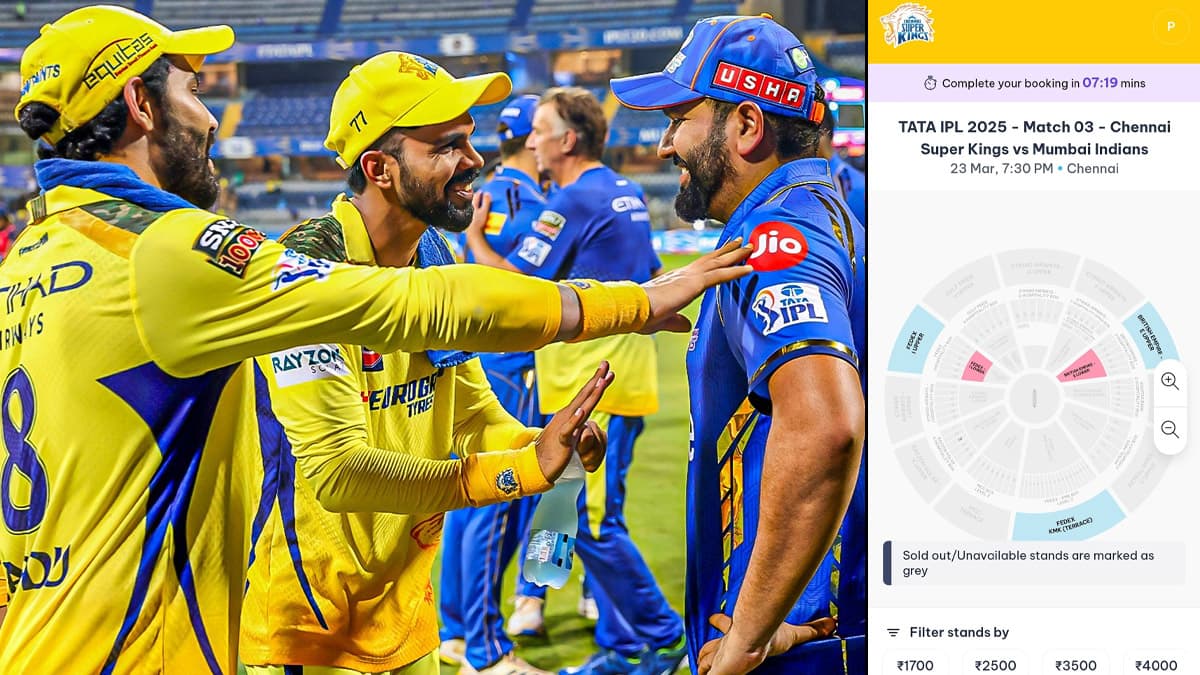 CSK vs MI Match Tickets: আজ থেকে শুরু হল চেন্নাই সুপার কিংস বনাম মুম্বই ইন্ডিয়ান্সের টিকিট বিক্রি, জেনে নিন কোথায় কিনবেন