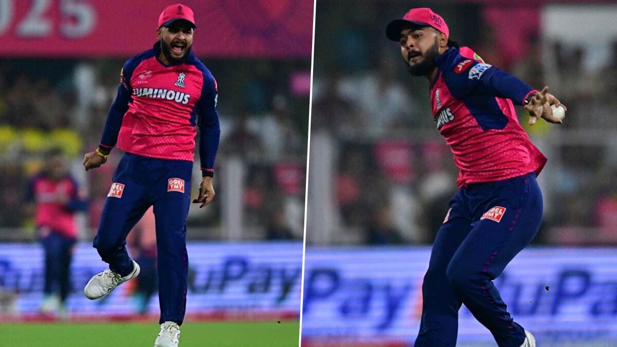 RR vs CSK IPL 2025: এক হাতে দুর্দান্ত ক্যাচ! শিবম দুবেকে আউট করে ভাইরাল সুপারম্যান হলেন রিয়ান পরাগ!  দেখুন ভিডিও