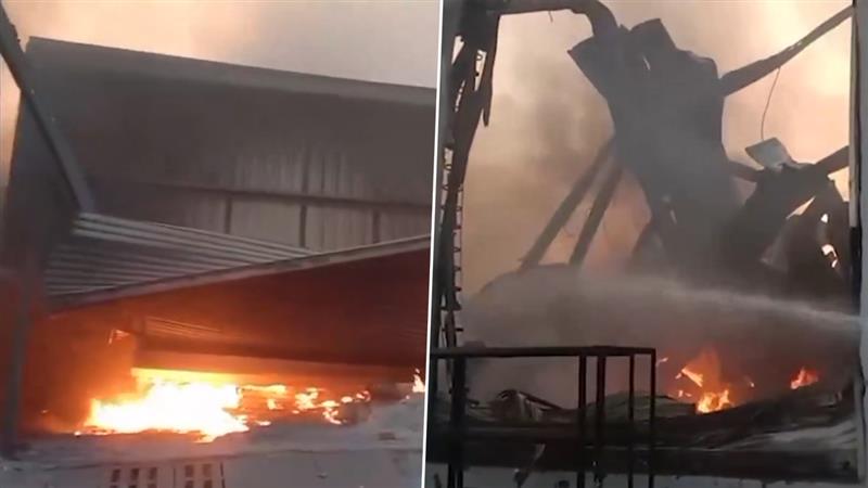 Haryana Fire: কারখানা থেকে বেরোচ্ছিলে কালো ধোঁয়া, মুহূর্তের মধ্যে আগুনের গ্রাসে চলে যায় একাংশ, সোনিপতে ভয়ঙ্কর অগ্নিকাণ্ড