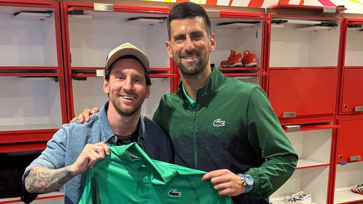 Djokovic Meets Messi: মায়ামি ওপেনের ফাইনালে উঠে লিওনেল মেসির সঙ্গে জার্সি বদল নোভাক জোকোভিচের, দেখুন ছবি