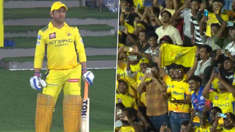 CSK vs DC: চিপকে ছেলের খেলা দেখতে হাজির ধোনির বাবা ও মা, দেখুন ভিডিয়ো