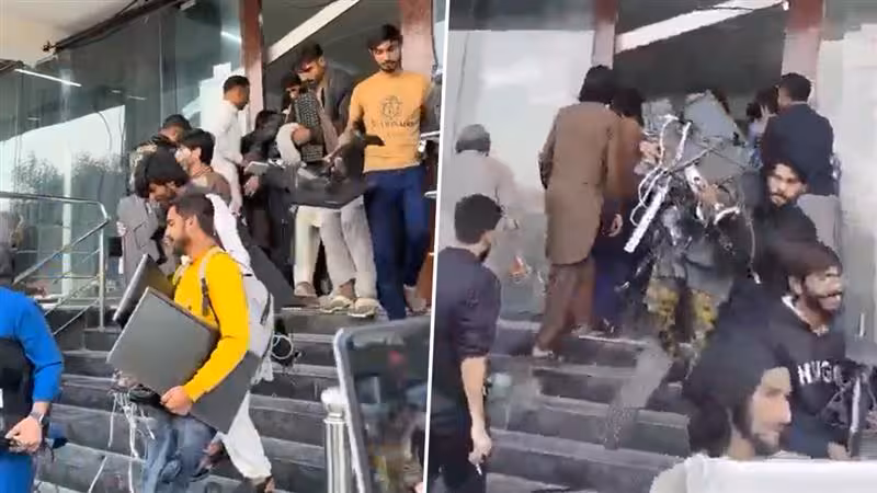 Pakistan: ইসলামাবাদে এফআইএ-র অভিযানের পর চিনের জালিয়াতি কেন্দ্র থেকে ল্যাপটপ লুট স্থানীয় বাসিন্দাদের, দেখুন ভিডিও