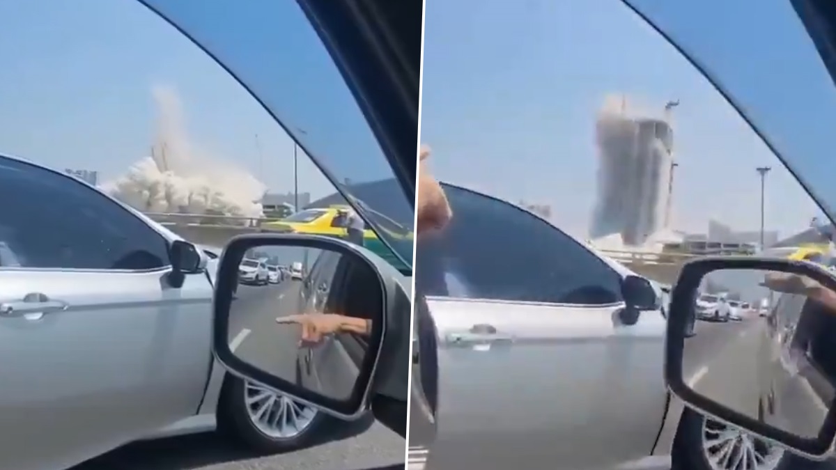 Strong Earthquake Breaks Skyscraper Video: প্রবল ভূমিকম্পে এক ঝটকায় খেলনার মত ভেঙে পড়ল আকাশচুম্বী বহুতল, ছারখার বাড়িঘর