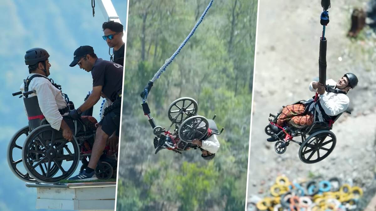 Kay Mehta's Bunjee Jumping Video:  ইচ্ছা শক্তির জয়, হুইল চেয়ারে বসে পাহাড় থেকে ঝুলে পড়লেন, দেখুন