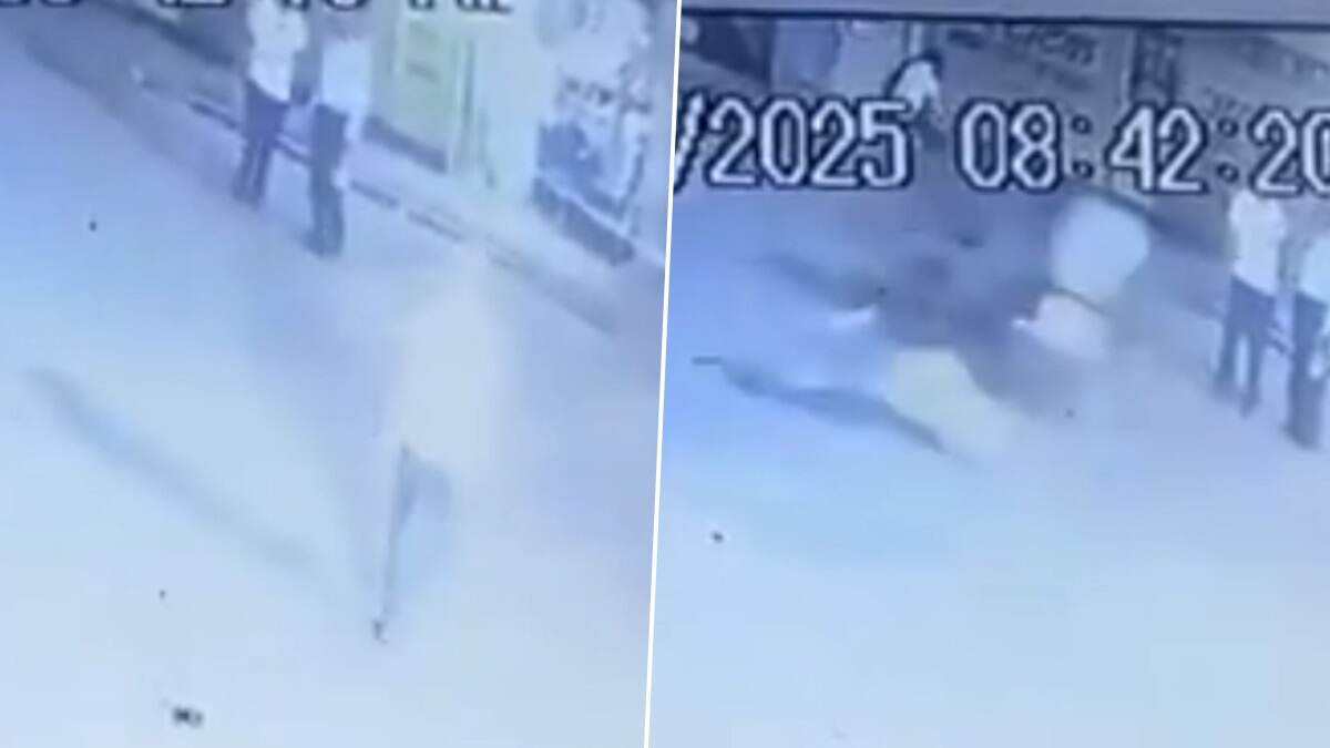 After Accident Elderly Man Flung in Air Video: মাঝ রাস্তায় ভয়াবহ দৃশ্য, এক ধাক্কায় আকাশে উড়ে মাটিতে পড়লেন ধপাস করে, দেখুন প্রৌঢ়ের করুণ পরিণতির ভিডিয়ো
