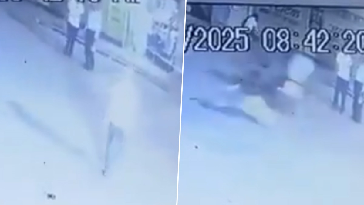 After Accident Elderly Man Flung in Air Video: মাঝ রাস্তায় ভয়াবহ দৃশ্য, এক ধাক্কায় আকাশে উড়ে মাটিতে পড়লেন ধপাস করে, দেখুন প্রৌঢ়ের করুণ পরিণতির ভিডিয়ো