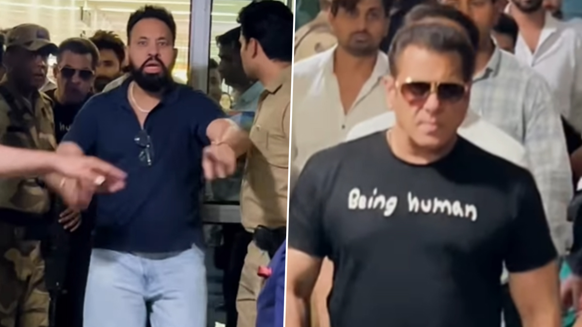 Salman Khan Bodyguard Shera: সলমনের নিরাপত্তায় কোন ঝুঁকি নয়, আলোকচিত্রীর দিকে তেড়ে এলেন শেরা, একি কাণ্ড বিমানবন্দরে