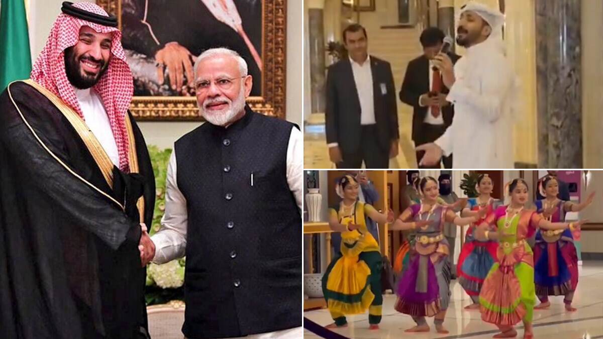 Narendra Modi Visit Saudi Arabia: সৌদি আরবে নরেন্দ্র মোদীকে স্বাগত জানাতে ভারতীয় প্রবাসীদের সমবেত অনুষ্ঠানে 'অ্যায় ওয়াতান মেরে ওয়াতান’ গাইলেন সৌদি গায়ক