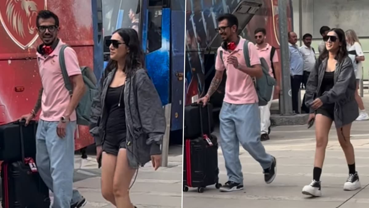 Yuzvendra Chahal and RJ Mahvash: আর লুকোচুরি নয়, একসঙ্গে বিমানবন্দরে ক্যামেরাবন্দি চাহাল এবং আরজে মাহবাশ, কোথায় চললেন 'লাভ বার্ড'?