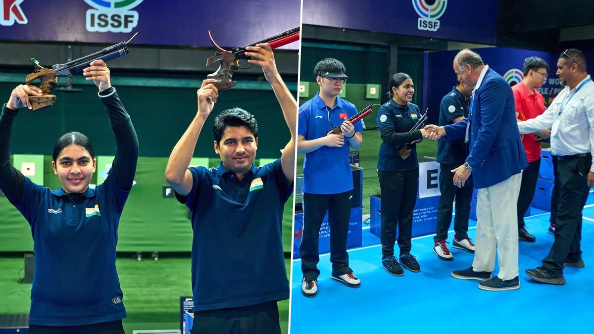 ISSF World Cup 2025 In Lima: বিশ্ব শুটিং চ্যাম্পিয়নশিপের মিক্সড ইভেন্টে সোনা জিতেছেন ইন্দর সিং সুরুচি এবং সৌরভ চৌধুরী