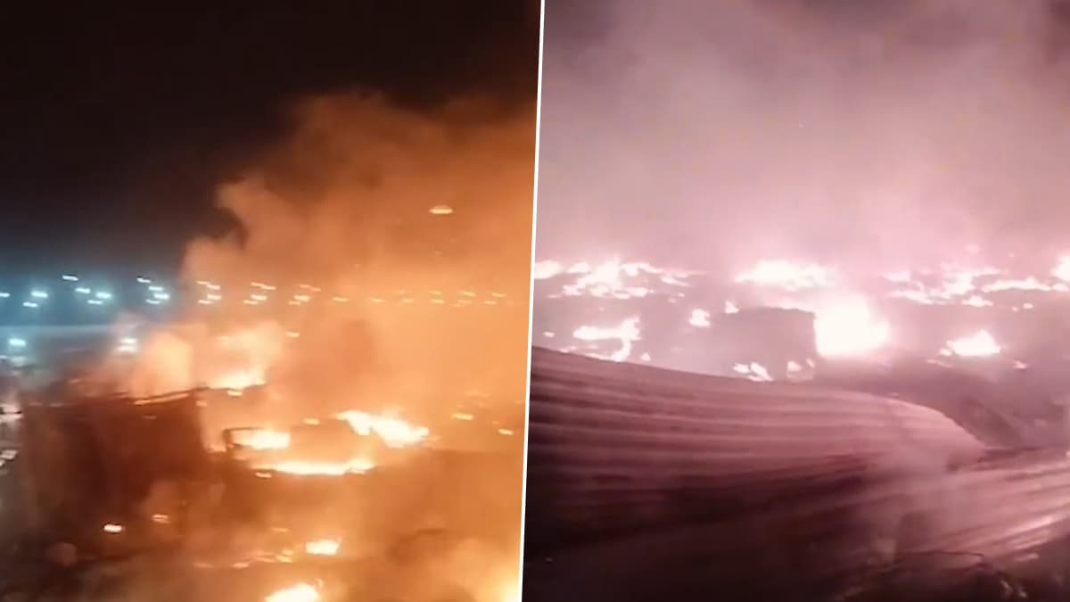 Gurugram Fire: গুরগাঁওয়ে বস্তিতে আগুন, ৪০টিরও বেশি ঝুপড়ি পুড়ে ছাই