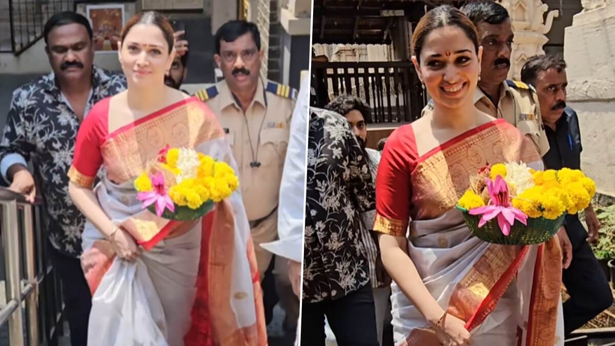 Sexy Tamanna In Ethnic Saree: শরীরখোলা পোশাক ছেড়ে শাড়িতে হট তমান্না, খোপায় গোঁজা ফুল, হল টা কী দক্ষিণী সুন্দরীর?