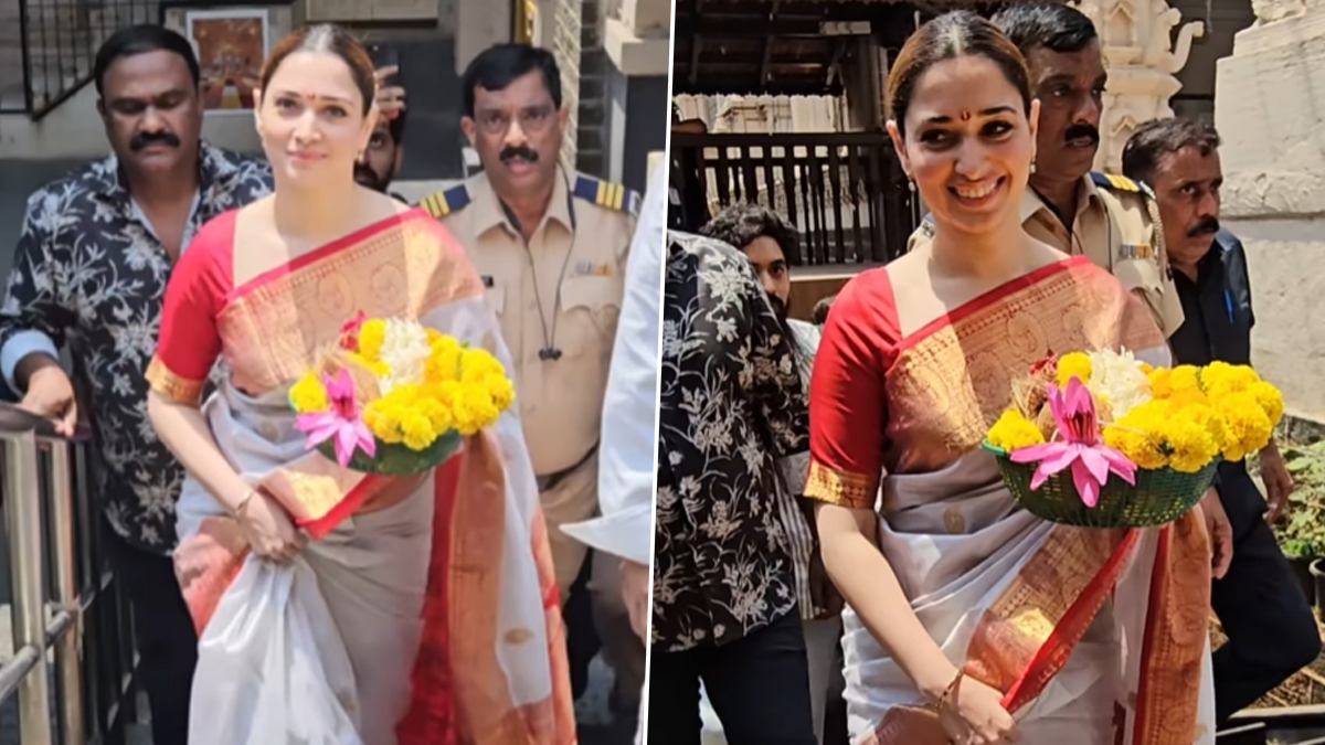 Sexy Tamanna In Ethnic Saree: শরীরখোলা পোশাক ছেড়ে শাড়িতে হট তমান্না, খোপায় গোঁজা ফুল, হল টা কী দক্ষিণী সুন্দরীর?