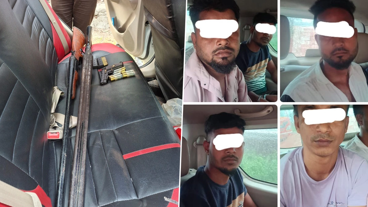 West Bengal: হাড়োয়া থেকে আগ্নেয়াস্ত্র সহ চারজনকে গ্রেফতার করল এসটিএফ, তদন্তের স্বার্থে আটক চার চাকার গাড়ি