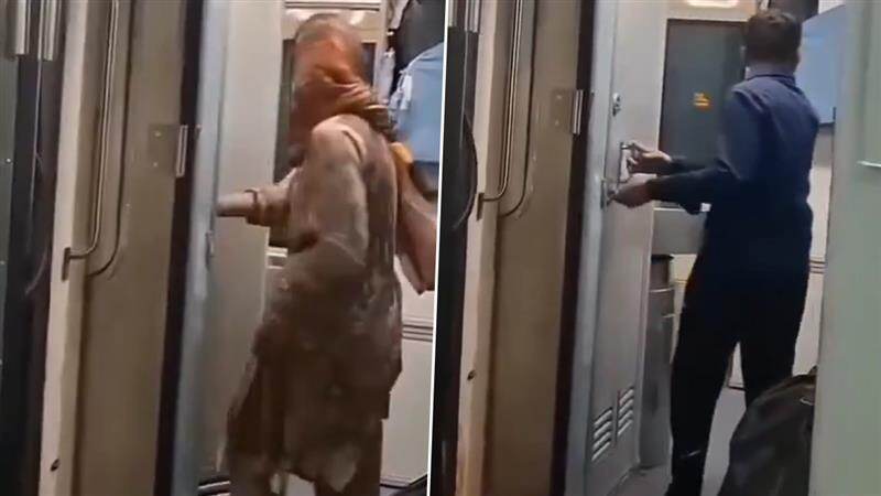 Viral Video: চলন্ত ট্রেনেও যৌন উদ্দীপনায় বিরাম নেই, শৌচালয়ে একসঙ্গে যুগল, দেখুন ভিডিয়ো