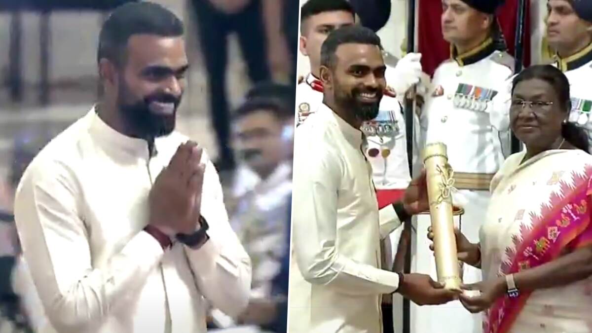 Padma Shri Award 2024-25: ক্রীড়া ক্ষেত্রে অবদানের জন্য রাষ্ট্রপতি দ্রৌপদী মুর্মুর কাছ থেকে সম্মানজনক পদ্মশ্রী পুরস্কার পেলেন পিআর শ্রীজেশ
