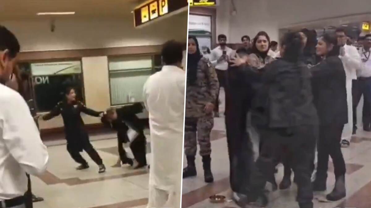 Airport Viral Video: মহিলা যাত্রীর চুল ধরে হিড়হিড় করে টেনে নিয়ে যাচ্ছেন কাস্টমস অফিসার, লাহোর বিমানবন্দরের বিশৃঙ্খল চিত্র দেখুন