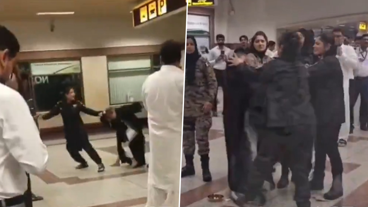 Airport Viral Video: মহিলা যাত্রীর চুল ধরে হিড়হিড় করে টেনে নিয়ে যাচ্ছেন কাস্টমস অফিসার, লাহোর বিমানবন্দরের বিশৃঙ্খল চিত্র দেখুন