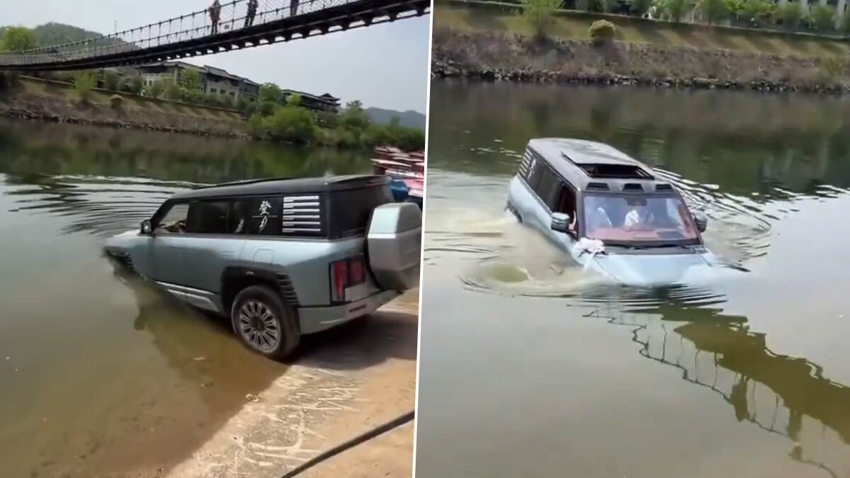 BYD Semi Submerged Car: রাস্তায় যেতে যেতে জলের ওপর দিয়ে অনায়াসে যেতে পারে চিনের এই গাড়ি, দেখুন ভিডিয়ো