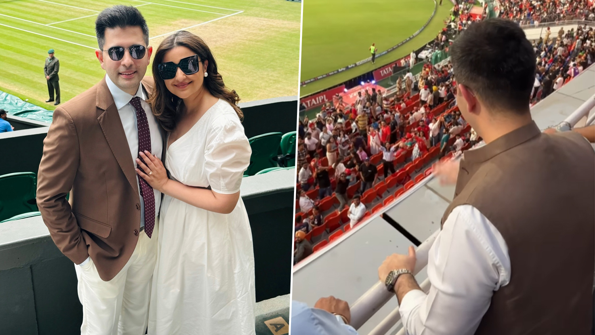 Parineeti Chopra and Raghav Chadha: আইপিএল-এর স্টেডিয়ামে রাঘবকে দেখে 'জামাইবাবু' বলে চিৎকার, অনুরাগীদের মোক্ষম জবাব স্ত্রী পরিণীতি চোপড়ার